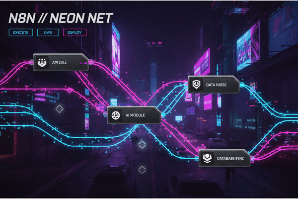 Cyberpunk theme preview